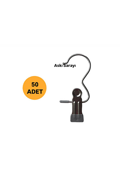 askı sarayı Mandallı Eşarp Ve Şal Askısı Premium Özel Seri 50 Adet