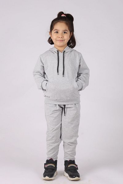 BUSEYİZ Σετ φόρμας unisex με κουκούλα καγκουρό