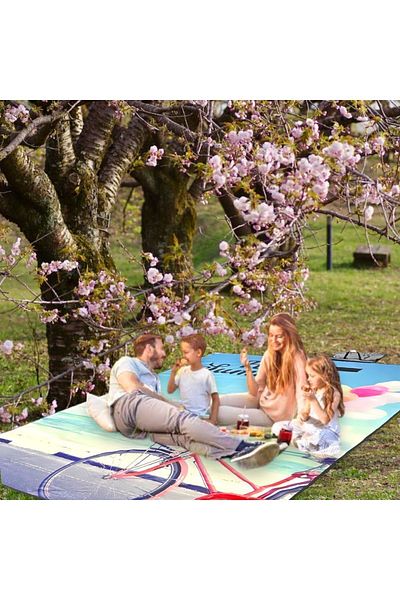 iyonk home 150-200 Cm Children's Sea and Beach Supplies - Beach Mat, Sand-repellent Beach Cover, Beach Cushion