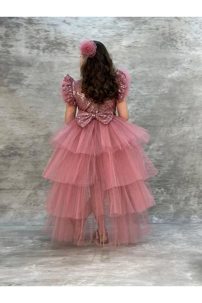 defada Παιδικό βραδινό φόρεμα Tutu Train με παγιέτες