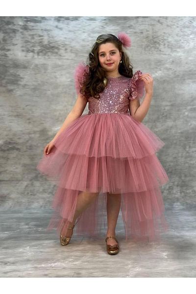 defada Παιδικό βραδινό φόρεμα Tutu Train με παγιέτες