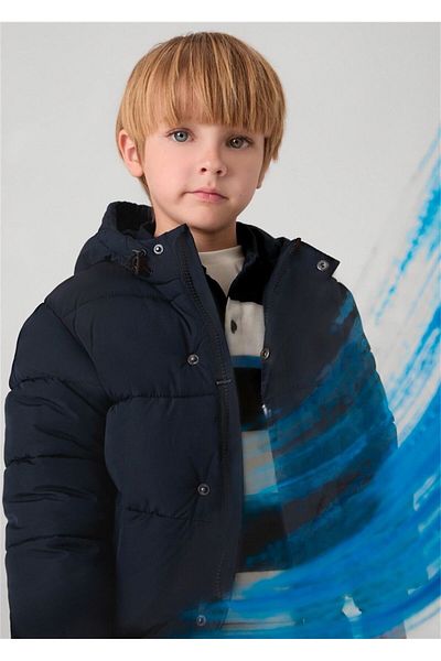 MAYORAL Navy Blue Long Puffer Jacket - Boy 4469