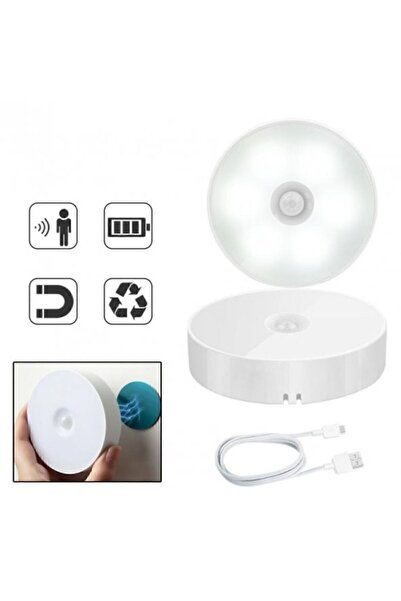 Genel Markalar Hareket Sensörlü Usb Şarjlı Led Işık Aydınlatma Lamba Mutfak Salon Merdiven Yatak Odası