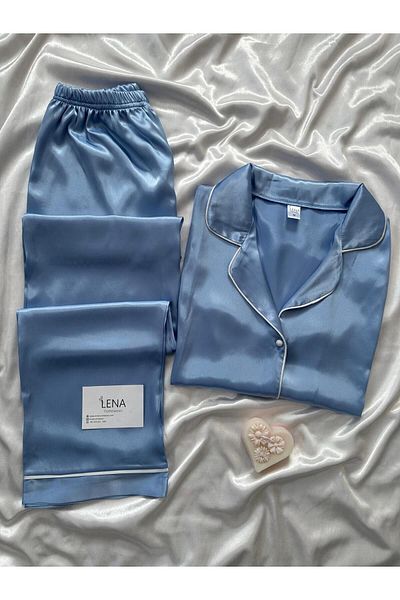 Lena Homewears Set de pijamale Moment din 2 piese pentru femei din satin