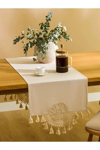 LC Waikiki LCW HOME Δαντελένιο Λεπτομερής Τρέξιμο 45x150 εκ