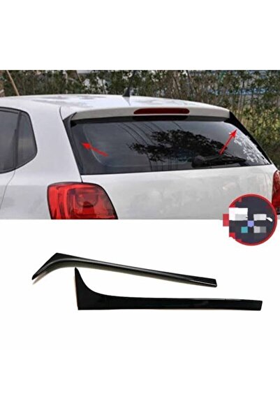 Harphour Volkswagen Polo 2019+ Ithal Piano Black Spoiler Çıtası Uyumlu