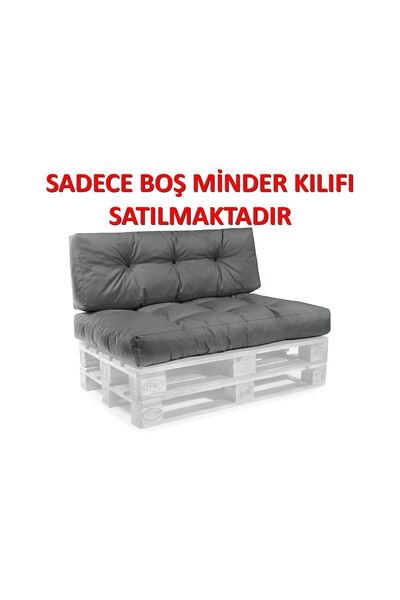 Dekoro -BOŞ KILIF - Dış Mekan Palet Minderi -KILIF SETİ- Bahçe Balkon Için KI...