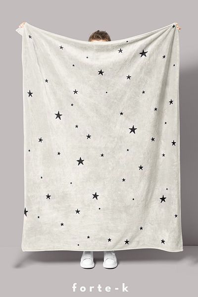 Fortek Home Digital Printed Fleece Blanket - Fleece Blanket - 130X160 cm