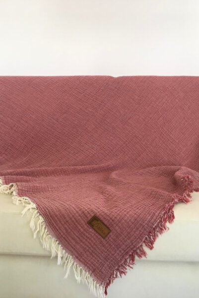 DALİSA 4 Layer 100% Cotton Muslin Pique - Bedspread, Double Sided Tufted