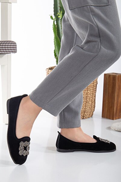 Slipcat Women's Ballerinas Light Comfortable Sole Orthopedic Suede Mother Shoes