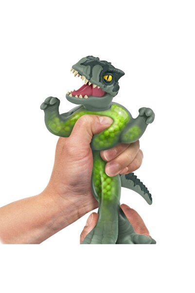Akedo Jurassic World Chomp Attack Stretch Giganotosaurus | Stretches 3X, Realistic Action, Age 4+