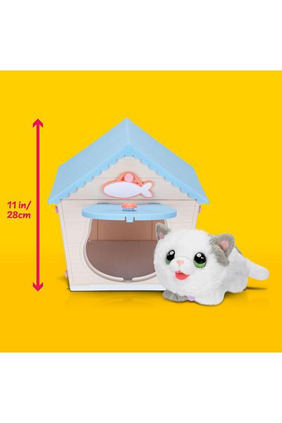 LITTLE LIVE PETS منزل قطتي | مجموعة ألعاب تفاعلية | منزل قطط قابل للبناء | للجنسين | من سن 4 سنوات فما فوق