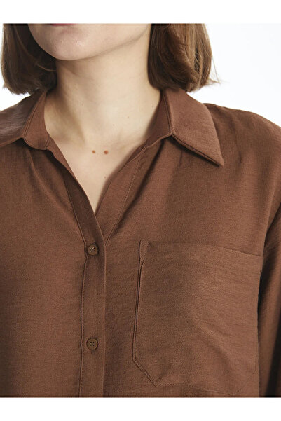 LC Waikiki LCWAIKIKI Classic  Düz Uzun Kollu Kadın Gömlek