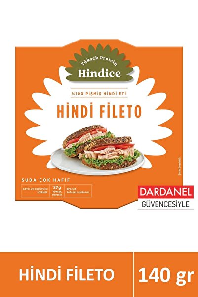Dardanel Hindice Aç Ye Hazır Yemek Hindi Fileto Suda 140 gr