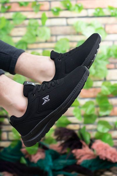 Riccon Černé černé unisex ultra lehké tenisky0012065