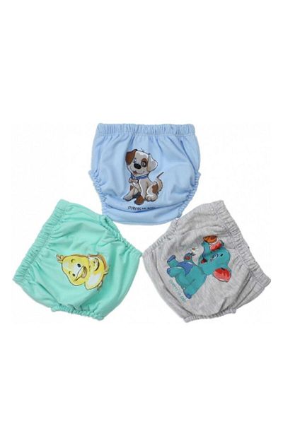 bejamonti chocolate baby kids Set of 3 Cute Training Pants for Baby Boy