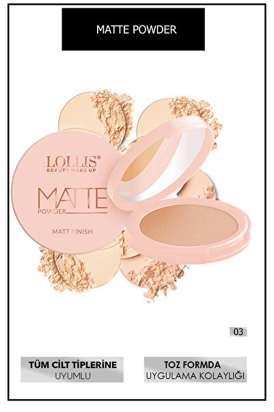 Lollis Matte Powder 03 /mat Pudra 03
