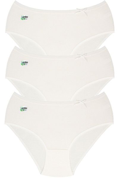 Momslab Γυναικεία κιλότα White Bamboo - Συσκευασία των 6, Αναπνεύσιμα