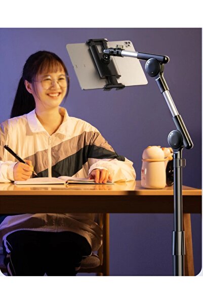 Coverzone Επαγγελματική βάση tablet Συμβατή με έως και 12,9 ίντσες - Ρυθμιζόμενο ύψος, περιστροφή 360 μοιρών, 140 cm LD057