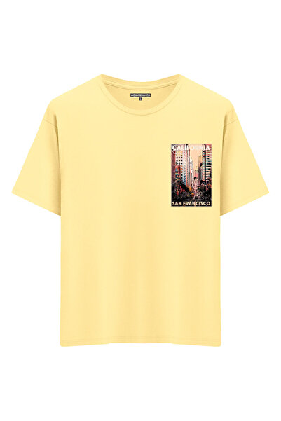 Mounte Bianca Unisex Kalifornija - Oversize kroj T-shirt