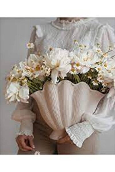 Arenumdesign Βάζο με λευκό στρείδι