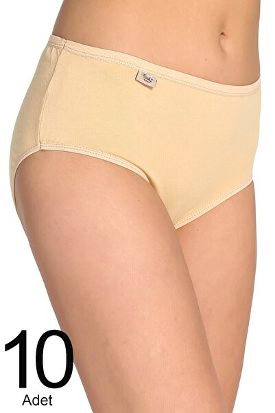 jilly jo Pachet de 10 chiloți Bato pentru femei din Lycra - Elf568t0924ccm10