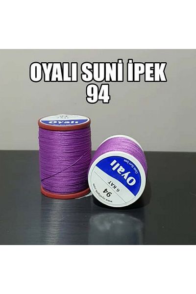 OYALI ΤΕΧΝΗΤΟ ΜΕΤΑΞΩΤΟ ΝΟ:94 Κλωστή κεντήματος 4 στρώσεων