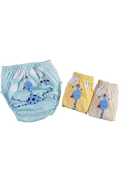bejamonti chocolate baby kids Size 1 3-Piece Giraffe Training Pants for 10-15 kg