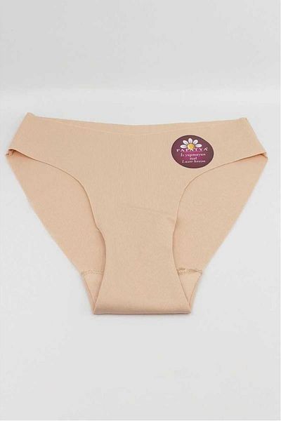 Momslab Laser Cut Nude Colored 3-Piece Bikini Panties Set