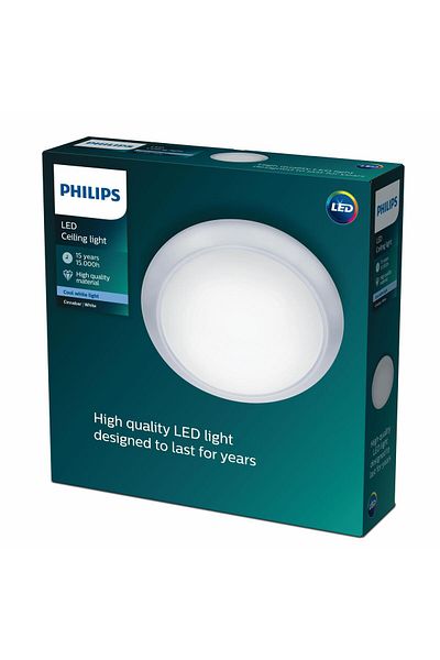 Philips Philips Cinnabar 20w LED Ceiling Lamp White Daylight 4000k