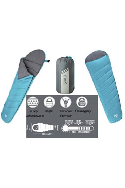 BESTWAY Pavillo Hiberhide 10 (6-10 C) Uyku Tulumu 225x75x50 Cm Mavi 68102