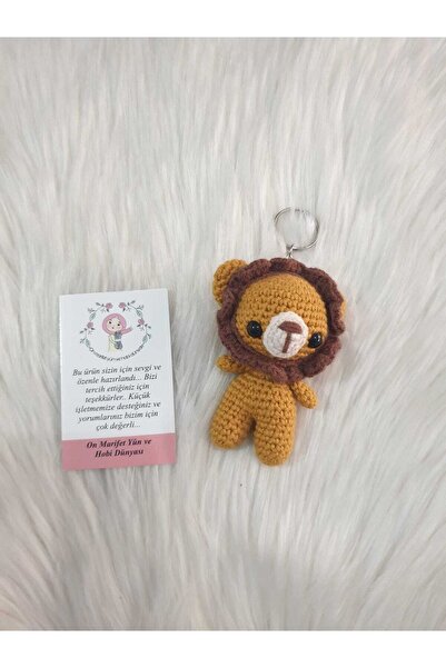 On marifet yün ve hobi dünyası Amigurumi Organik Örgü Oyuncak Anahtarlık