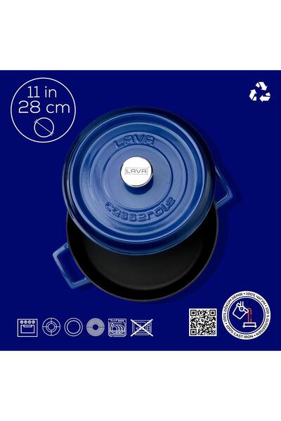 Lava Trendy Cast Iron Spring Pot - Multi-Purpose, Diameter(Ø)28cm