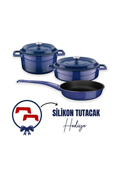 Lava Döküm 3x Trendy Series 6-Piece Pot & Pan Set