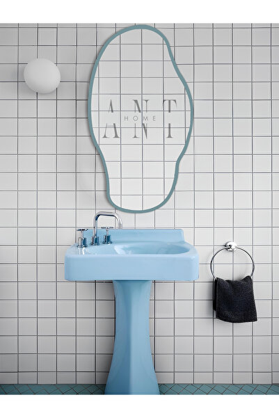 ant home Asimetrik 75x40 Cm Konsol Aynası, Dresuar Aynası, Tuvalet Aynası, Ho...