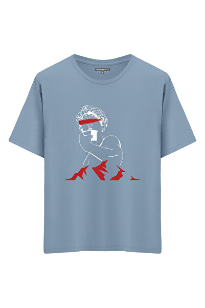 Mounte Bianca Unisex Five - Oversize kroj T-shirt