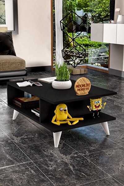 Moonlife Dekoratif Orta Sehpa Siyah