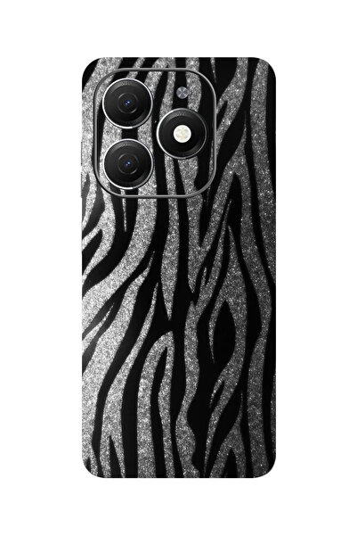 omix X7 Uyumlu Zebra Desenli Baskılı Silikon Kılıf