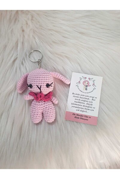 On marifet yün ve hobi dünyası Amigurumi Organik Örgü Oyuncak Anahtarlık