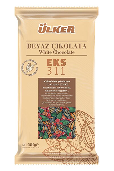 Ülker Fildişi Kuvertür 2,5kg - Eks 311