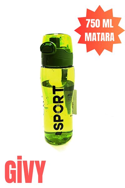 GİVY Green Meticulous Cascada Water Bottle - 750 ml Water Bottle