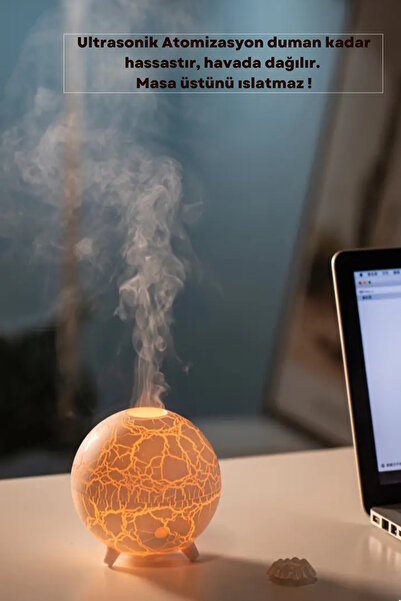 Yussraw 200ML, IşıKLı, AROMA YAYıCıLı HAVA NEMLENDIRICI