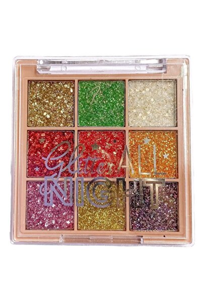 noedesign 9’lu Simli Far Paleti Simli Işıltılı Glitter Göz Farı