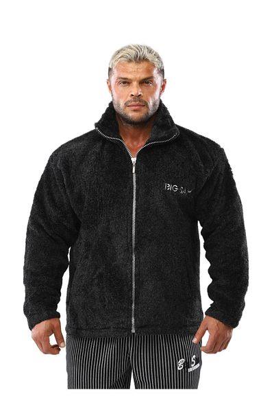 Big Sam Winter Plush Zippered Sports Jacket - Big Sam 3543