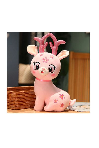 Fark Teknoloji Cute Plush Deer 40 cm New Year Christmas Gift