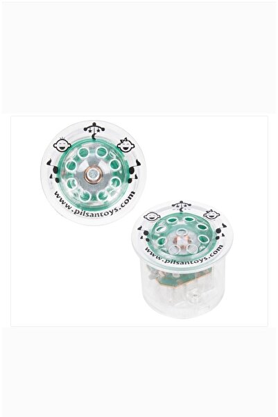 PİLSAN Happy Ilkadım Arabası Için Bebek Sesli Şeffaf Led Işıklı Müzik Kutusu