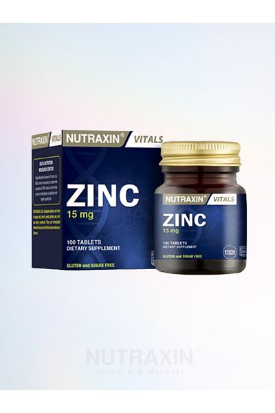 Nutraxin Zinc 15 Mg Cleansing Gel - 100 Tablets (1 Pc)