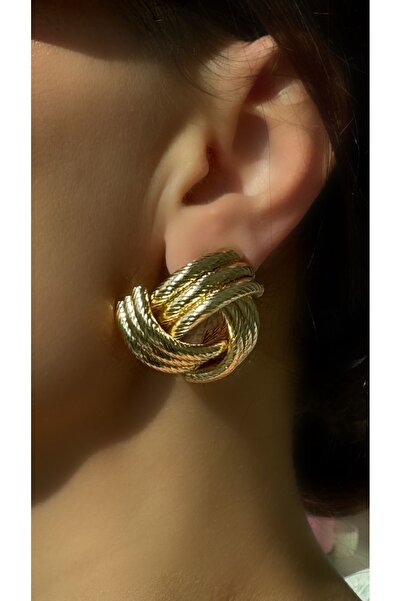 Vi store Çelik 3’lü Sarmal Model Küpe