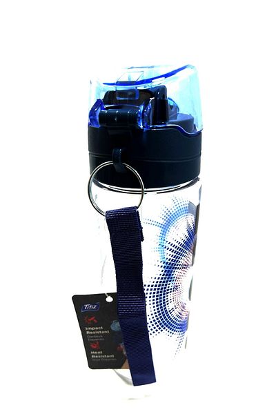 GİVY 500 ml Meticulous Rio Patterned Blue Water Bottle