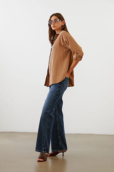 urban focus Oversize Shirt with Epaulettes